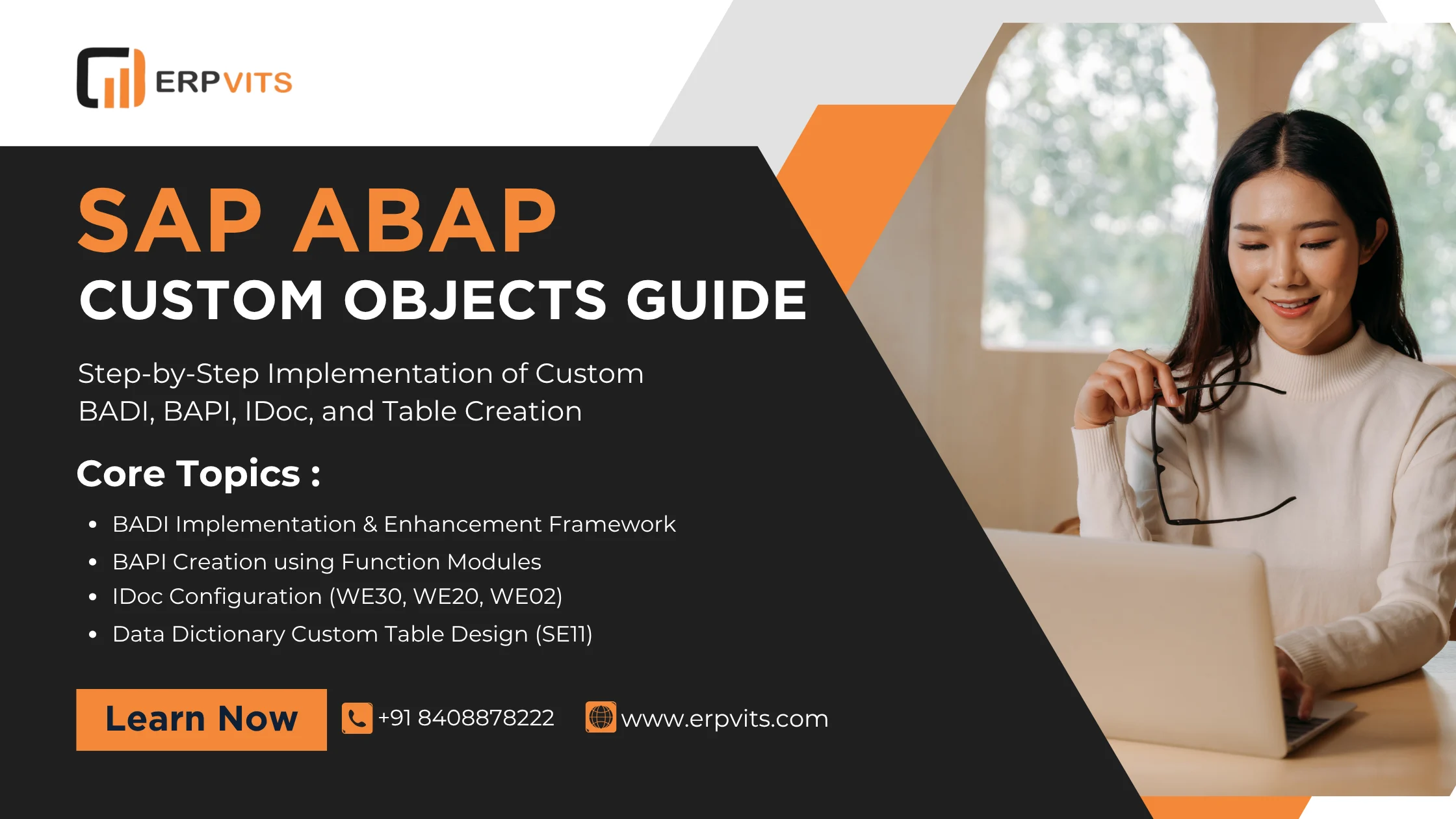 Learn how to create custom BADI, BAPI, IDoc & Tables in SAP ABAP